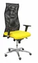 Piqueras y crespo Sahúco XL Asiento Amarillo y Respaldo de Malla Negro