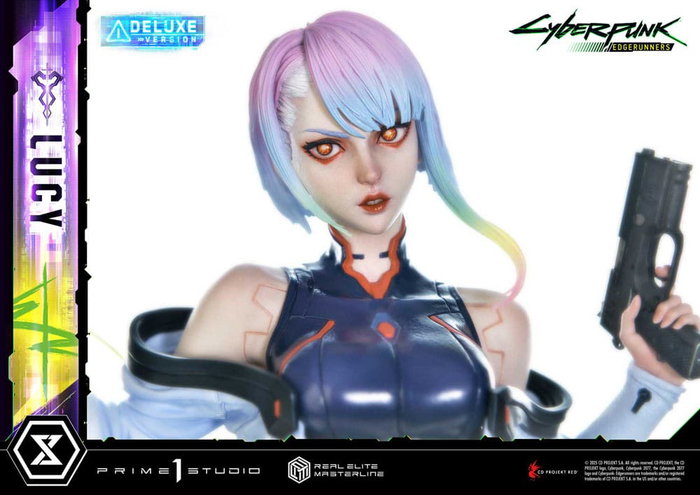 Prime 1 Studio Cyberpunk: Edgerunners Estatua Lucy Deluxe Bonus Version 1/4