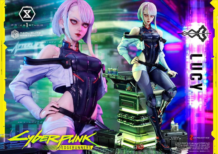 Prime 1 Studio Cyberpunk: Edgerunners Estatua Lucy Deluxe Bonus Version 1/4