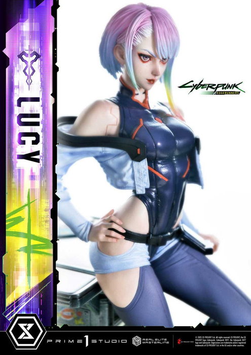 Prime 1 Studio Cyberpunk: Edgerunners Estatua Lucy Deluxe Bonus Version 1/4
