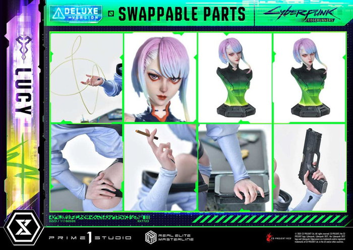 Prime 1 Studio Cyberpunk: Edgerunners Estatua Lucy Deluxe Bonus Version 1/4