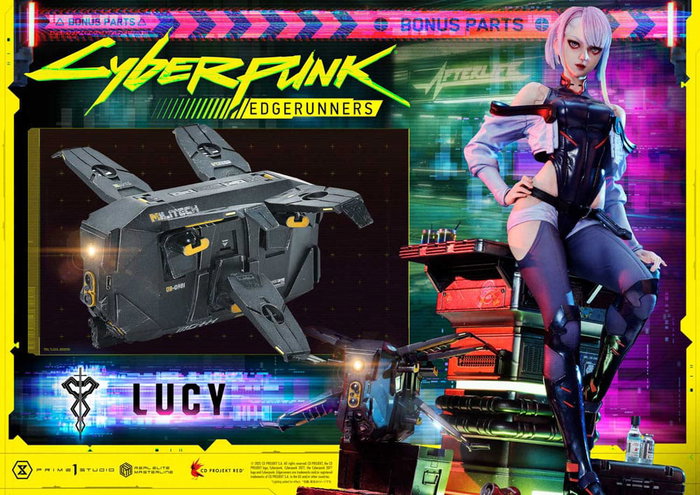 Prime 1 Studio Cyberpunk: Edgerunners Estatua Lucy Deluxe Bonus Version 1/4