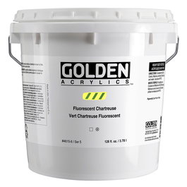 Golden Heavy Body Acrílico Fluorescente Chartreuse 3.78 l