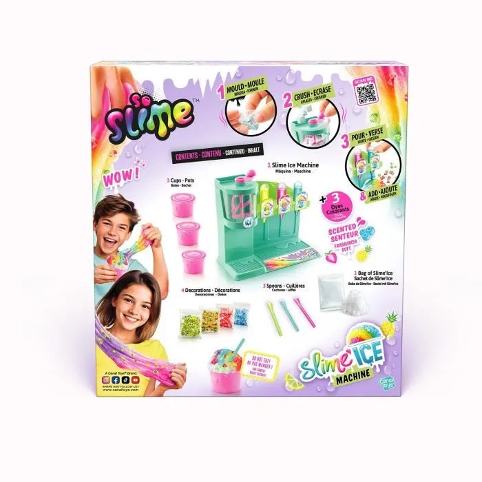 Canal Toys SSC 310 SO SLIME DIY Máquina de Hielo Slime con 3 Tintes Perfumados, Accesorios y Adornos Canal Toys SSC 310 SO SLIME DIY Máquina de Hielo Slime con 3 Tintes Perfumados, Accesorios y Adornos