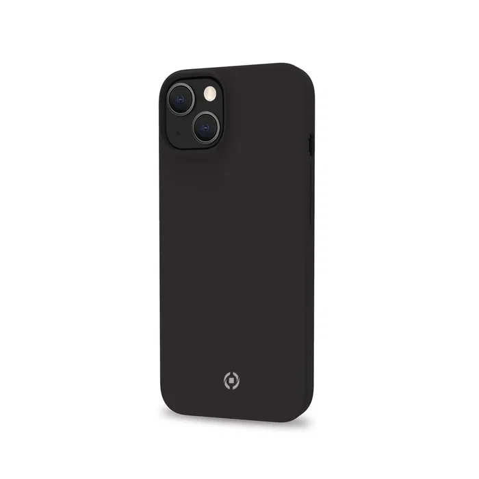 Celly Funda para iPhone 14 (6.1") - Cromo, Protección Resistente a Golpes y Rayones, Material TPU, Silicona y Microfibra, Color Negro