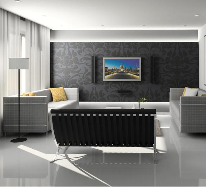 B-Tech Soporte de Pared para Pantalla Plana hasta 55” (140cm) / 50kg, Montaje VESA/No-VESA, a 20mm de la Pared