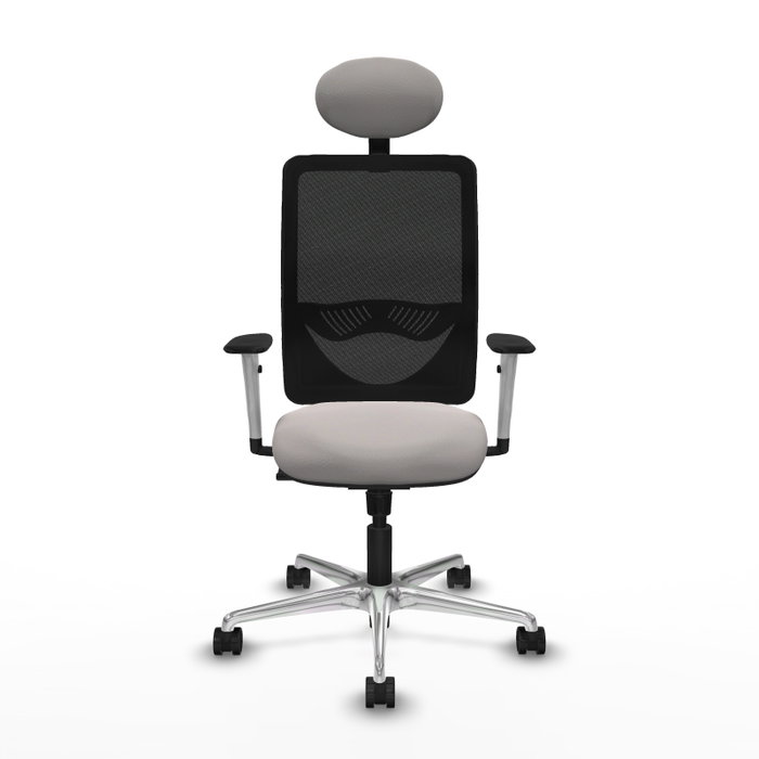 PIQUERAS Y CRESPO Silla de oficina Zulema con Mecanismo Sincro, Blanco y Negro PIQUERAS Y CRESPO Silla de oficina Zulema con Mecanismo Sincro, Blanco y Negro