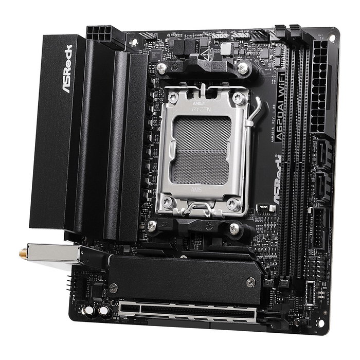 ASRock A620AI WiFi Placa Base AM5 mini ITX AMD A620A DDR5 128GB HDMI WiFi 6E Bluetooth 5.2 Retail (Ref: A620AI WiFi)