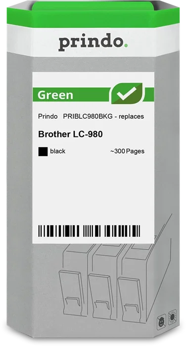 Prindo Cartucho de tinta PRIBLC980BKG Verde Prindo Cartucho de tinta PRIBLC980BKG Verde