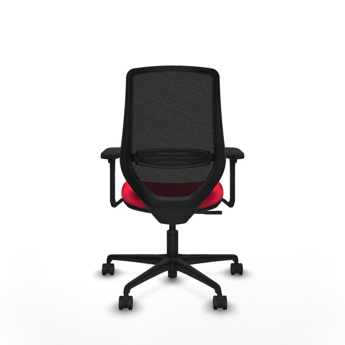 PIQUERAS Y CRESPO Silla de oficina Mardos con Mecanismo Sincro, Rojo y Negro PIQUERAS Y CRESPO Silla de oficina Mardos con Mecanismo Sincro, Rojo y Negro