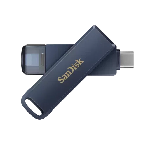 Sandisk iXpand unidad flash USB 128 GB USB Type-C / Lightning Azul Sandisk iXpand unidad flash USB 128 GB USB Type-C / Lightning Azul