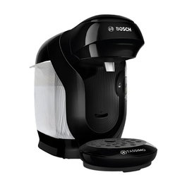 Bosch TAS112E Máquina de Café Automática a Cápsulas para Espresso, Cappuccino y Más, 1400 W, Negro