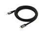 Equip 128382 Cable USB 4 Gen 2x2 USB-C a USB-C Macho 2 metros, Negro - 100W Power Delivery, 20 Gbps, 4K@60Hz, HDR10, Chipset E-Mark, Malla Trenzada