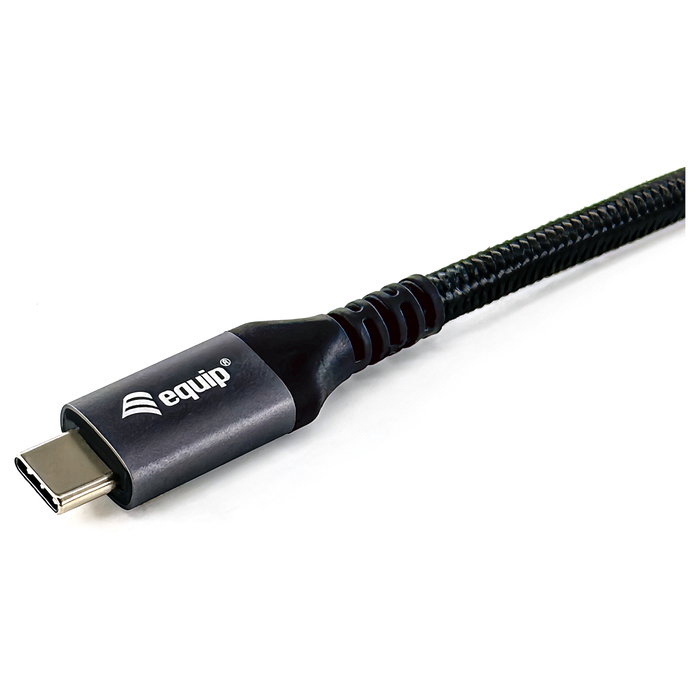 Equip Cable USB-C USB4 Gen 2x2 2m 20Gbps 100W Negro Equip Cable USB-C USB4 Gen 2x2 2m 20Gbps 100W Negro