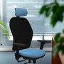 PIQUERAS Y CRESPO Silla de oficina Jorquera Gris claro y Negro