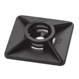 DUVER Taco Brida Adhesivo Negro 27x27mm