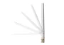 Cisco AIR-ANT2524DW-RS Antena Omnidireccional RP-TNC, Dual-Band 2.4/5 GHz, 4 dBi, Polarización Dual, Color Blanco para Uso en Interiores