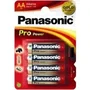 Panasonic LR-6 Pro Power - Pilas Alcalinas AA, Blister de 4 unidades, 1.5V