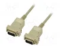 GOOBAY Cable D-Sub 9pin a D-Sub 9pin, 2m, Gris