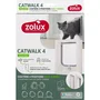 Zolux Gatera de 4 Posiciones con Túnel ZOL3336024010723 para Puertas de Madera, PVC y Metal - 20 x 25 cm - Blanca