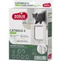 Zolux Gatera de 4 Posiciones con Túnel ZOL3336024010723 para Puertas de Madera, PVC y Metal - 20 x 25 cm - Blanca