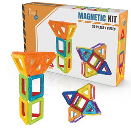 Tachan Kit Magnético 20 Piezas Construcción Educativa Creatividad +3 Años