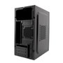 Pc case PCC-MPC45-0 Caja Ordenador MicroATX Mini-ITX Negra con Frontal Metálico, 2x USB 3.0, 1x USB 2.0, 1x 3.5" HDD, 1x 2.5" SSD
