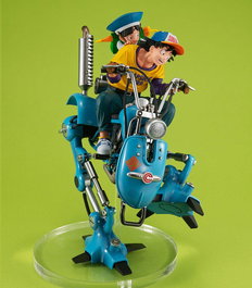 Dragonball Z Desktop Real McCoy EX Diorama PVC Son Goku & Son Gohan & Robot with two legs 20 cm