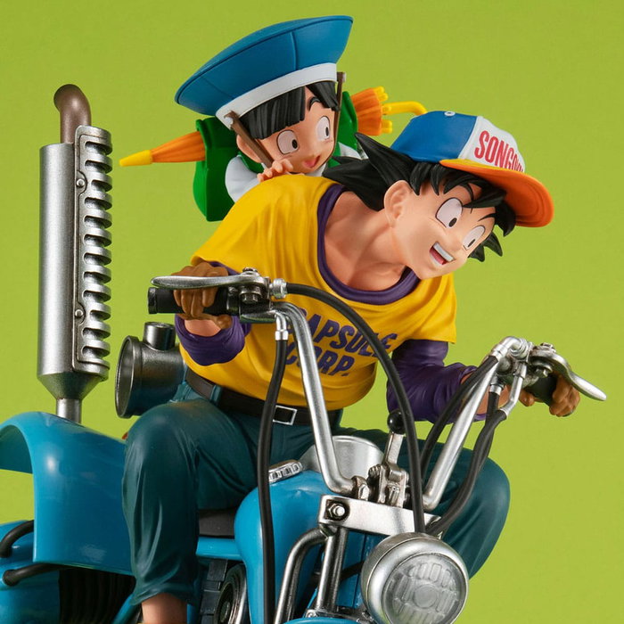 Dragonball Z Desktop Real McCoy EX Diorama PVC Son Goku & Son Gohan & Robot with two legs 20 cm