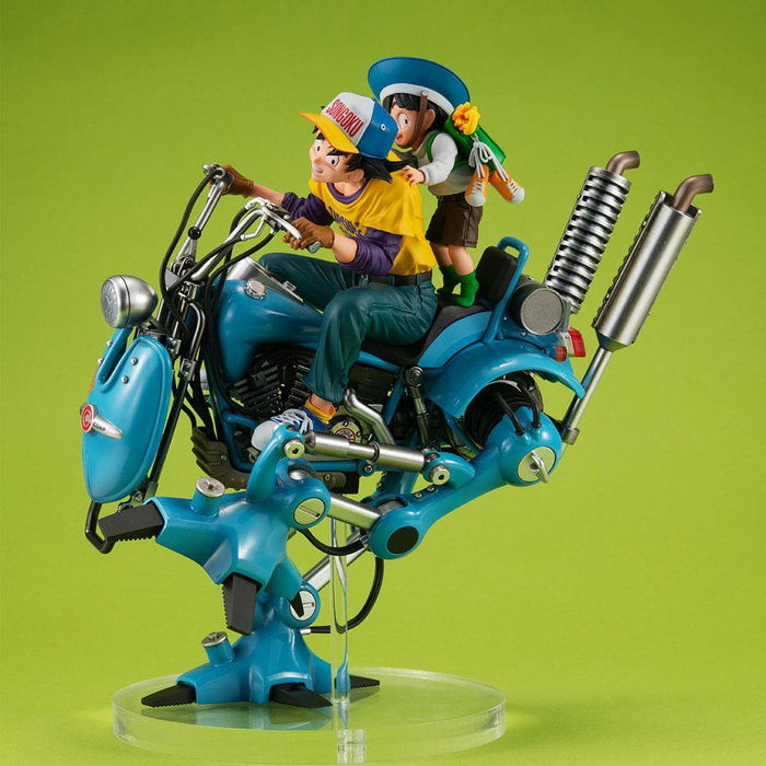Dragonball Z Desktop Real McCoy EX Diorama PVC Son Goku & Son Gohan & Robot with two legs 20 cm