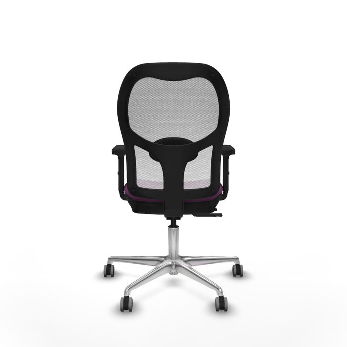 PIQUERAS Y CRESPO Silla de oficina Jorquera Morada y Blanca con mecanismo Sincro/Traslack PIQUERAS Y CRESPO Silla de oficina Jorquera Morada y Blanca con mecanismo Sincro/Traslack