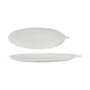 GIFTDECOR Bandeja de Madera Decoración Hoja Blanco