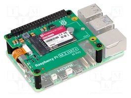 RASPBERRY PI Adaptador M.2 HAT+ con SSD de 512GB FLASH