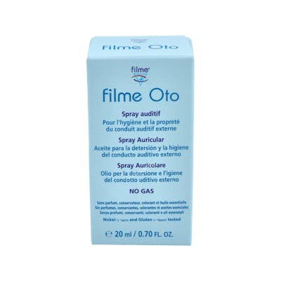 HULKA Filme Oto Auricular Spray para Limpieza y Eliminación de Tapones de Cerumen en Oídos, 20ml HULKA Filme Oto Auricular Spray para Limpieza y Eliminación de Tapones de Cerumen en Oídos, 20ml