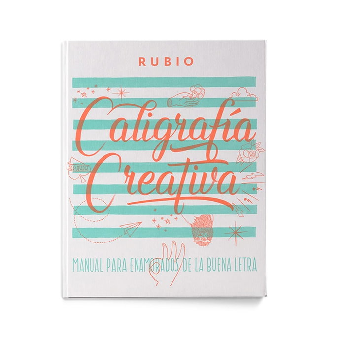Rubio Libro de caligrafía creativa 1, tapa dura, 150 páginas