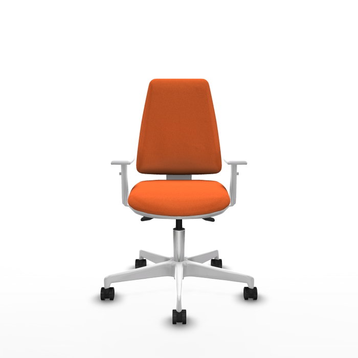 PIQUERAS Y CRESPO Silla de oficina Elche Naranja con mecanismo Asincro