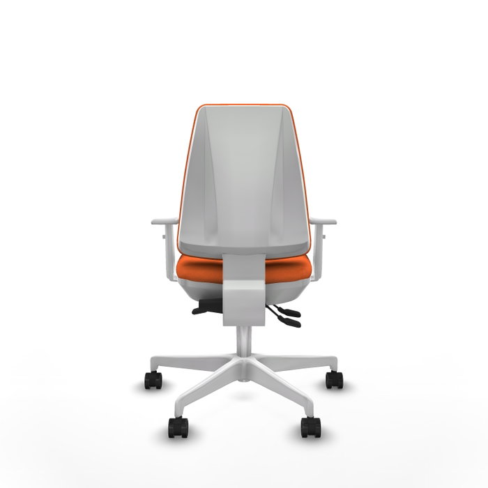 PIQUERAS Y CRESPO Silla de oficina Elche Naranja con mecanismo Asincro