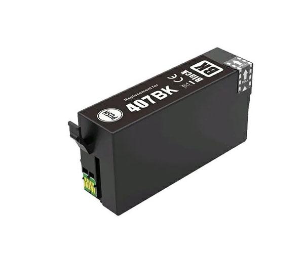 Dayma Cartucho de Tinta Compatible para Epson E407 XL Negro Premium, WF-4745, WF-4745DTWF, 2600 Páginas