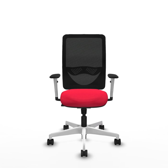 PIQUERAS Y CRESPO Silla de oficina Zulema con mecanismo Sincro, Rojo y Negro PIQUERAS Y CRESPO Silla de oficina Zulema con mecanismo Sincro, Rojo y Negro