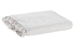 DKD Home Decor Plaid Scandi Beige 260 x 230 cm (2 Unidades)