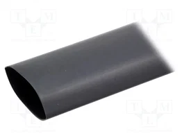 HELLERMANNTYTON Tubo termoretráctil 75mm Negro 1m