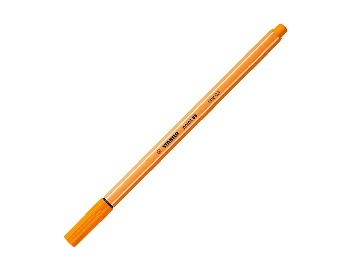 Stabilo Point 88 Rotulador Naranja punta fina 0,4 mm Caja 10 unidades