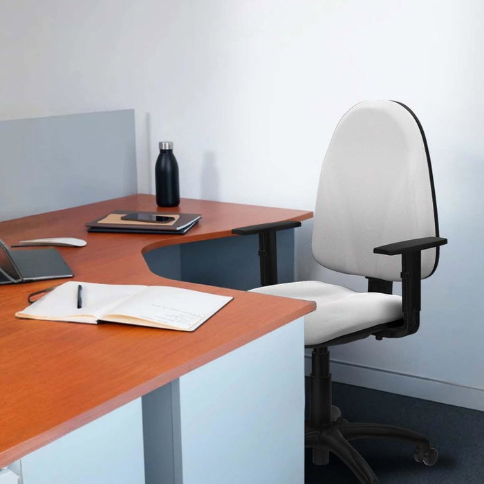 PIQUERAS Y CRESPO Silla de oficina Algarra Gris con Brazos 1D PIQUERAS Y CRESPO Silla de oficina Algarra Gris con Brazos 1D