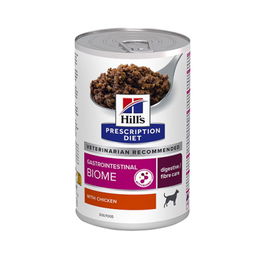 Hill's Prescription Diet Canine Gastrointestinal Biome - Alimento Húmedo para Perros - 12 Latas de 370 g