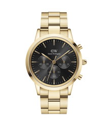 Daniel Wellington DW00100641 Iconic Chronograph Oro y Negro