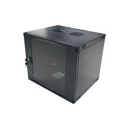 LogiLink Armario de montaje en pared de 19 pulgadas Single Section Box 15U, negro