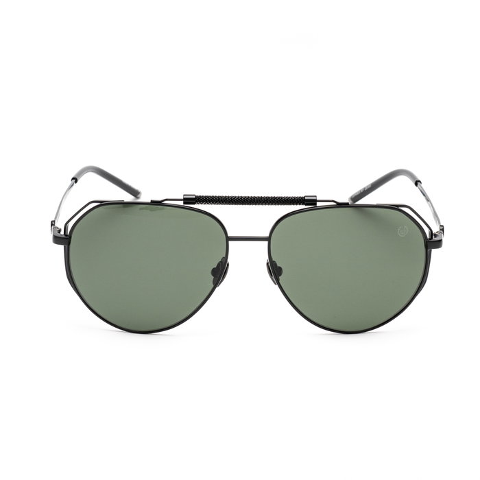 Belstaff LEGEND-NEGRO con montura de titanio negro mate y lentes verdes polarizadas