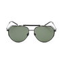 Belstaff LEGEND-NEGRO con montura de titanio negro mate y lentes verdes polarizadas