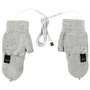 Sensly Manoplas Calefactables USB Grand Froid Talla Única Unisex Suaves Ligeras Convertibles Mitones Especial Invierno