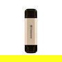 Transcend JetFlash 930C 256GB USB 3.2 Gen 1 Type-A/Type-C 420MB/s Lectura 400MB/s Escritura Oro